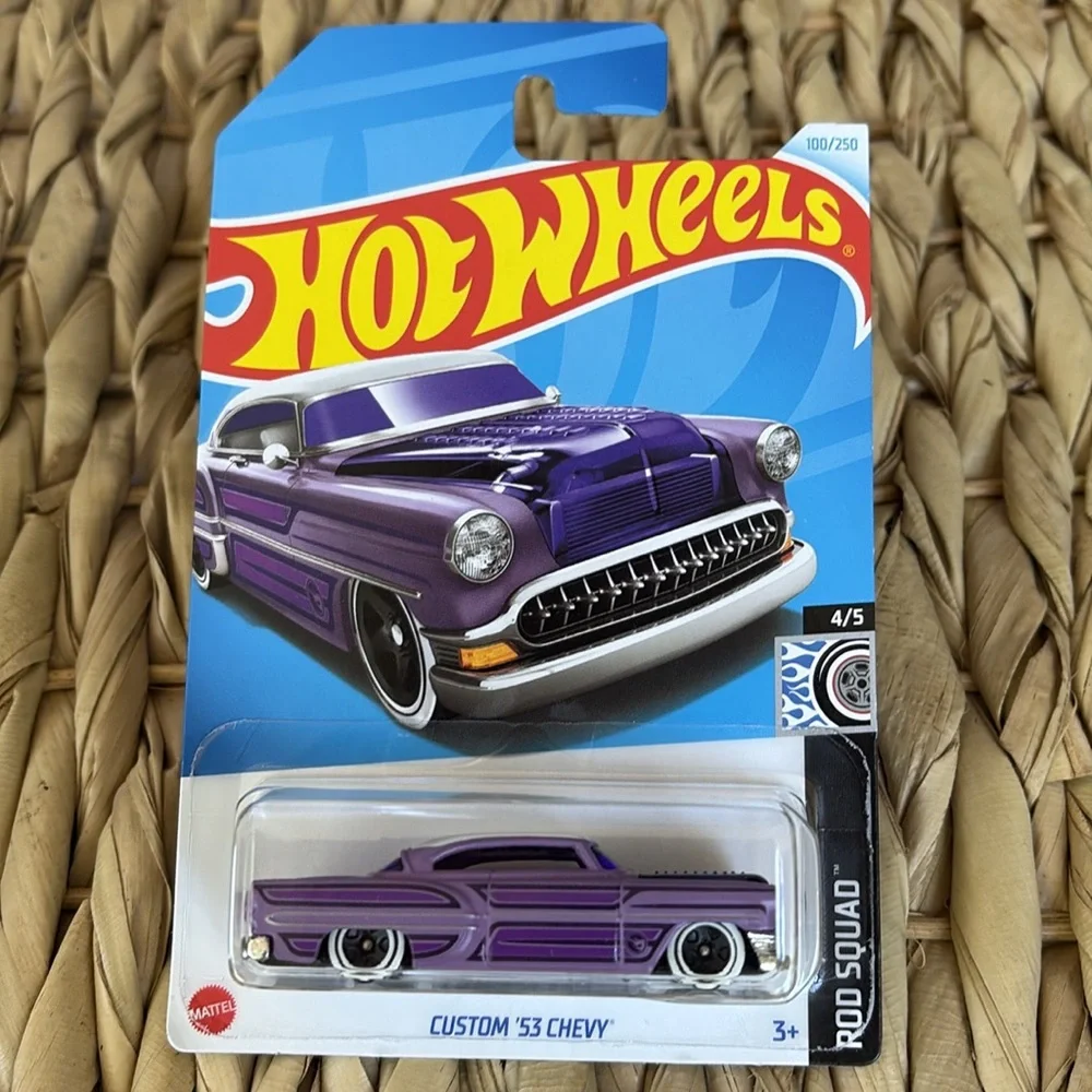1953 Chevy Custom Treasure Hunt Hot Wheels 1950s 50 Chevrolet Purple Car 2024 🆕